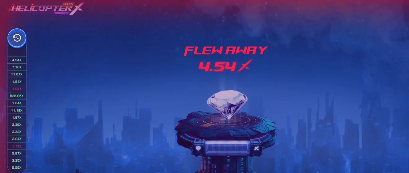 Helicopter-X gameplay screenshot from the free demo